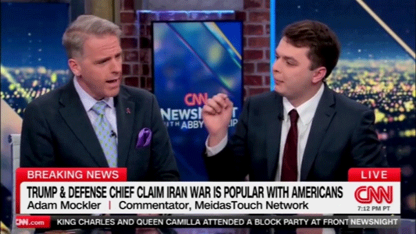 Scott Jennings snaps at left-wing commentator, says to get 'f---ing hand out of my face' Canberra Private Schools